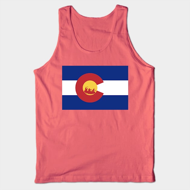 Colorado Flag Rafting Tank Top by chriswig